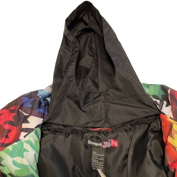 Desigual Multicolor Puffer Jacket, 13/14. Easily fits XS Woman. S… - Picture 7 of 10